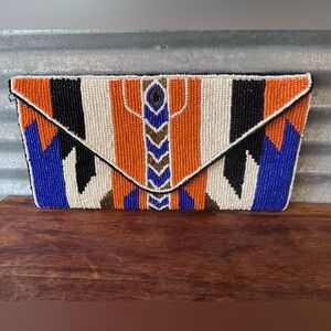 Beaded clutch from anthropology
